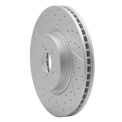 DFC Geoperformance Front Left Drilled & Slotted Rotor for Subaru Forester 2005 - 2018 | dfc830 - 13018L - JDMuscleSPK997332