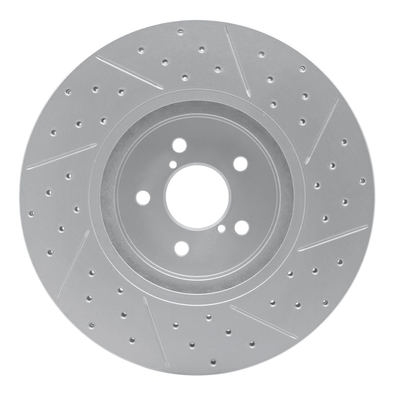 DFC Geoperformance Front Left Drilled & Slotted Rotor for Subaru Forester 2005 - 2018 | dfc830 - 13018L - JDMuscleSPK997332