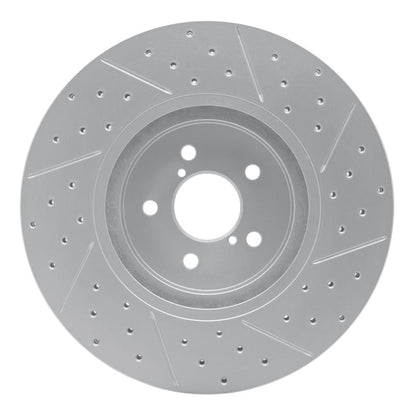 DFC Geoperformance Front Left Drilled & Slotted Rotor for Subaru Forester 2005 - 2018 | dfc830 - 13018L - JDMuscleSPK997332