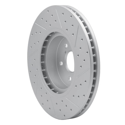 DFC Geoperformance Front Left Drilled & Slotted Rotor for Subaru Forester 2005 - 2018 | dfc830 - 13018L - JDMuscleSPK997332
