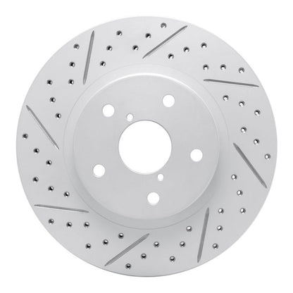 DFC Geoperformance Front Left Drilled & Slotted Rotor for Subaru Forester 2019 - 2024 | dfc830 - 13048L - JDMuscleSPK997377