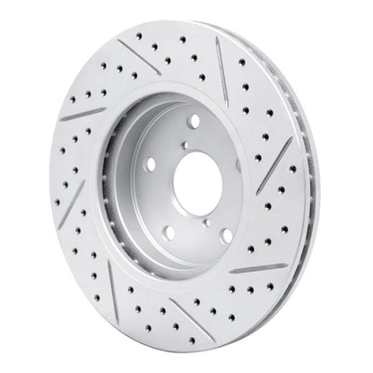 DFC Geoperformance Front Left Drilled & Slotted Rotor for Subaru Forester 2019 - 2024 | dfc830 - 13048L - JDMuscleSPK997377