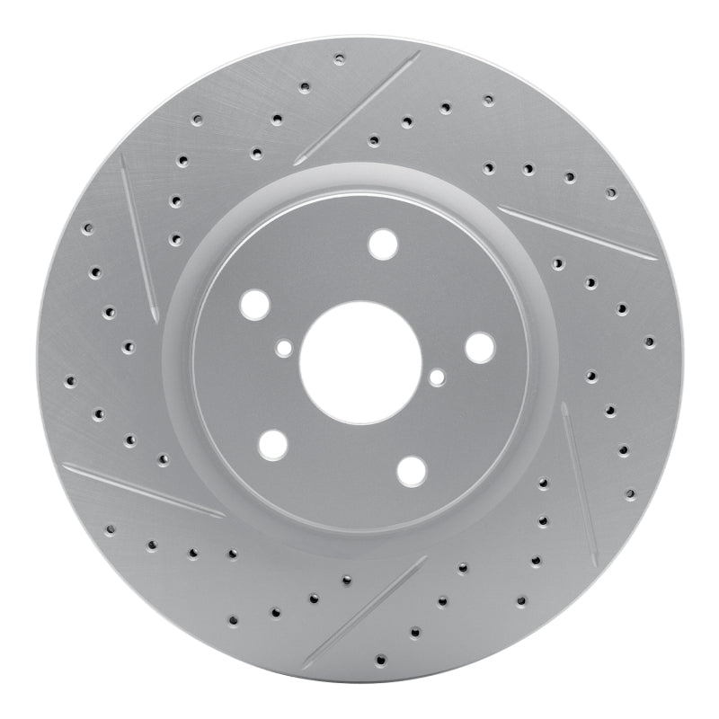 DFC Geoperformance Front Left Drilled & Slotted Rotor for Subaru WRX 2006 - 2021 | dfc830 - 13035L - JDMuscleSPK997357