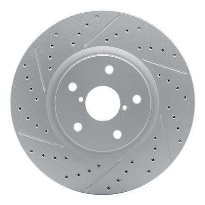 DFC Geoperformance Front Left Drilled & Slotted Rotor for Subaru WRX 2006 - 2021 | dfc830 - 13035L - JDMuscleSPK997357
