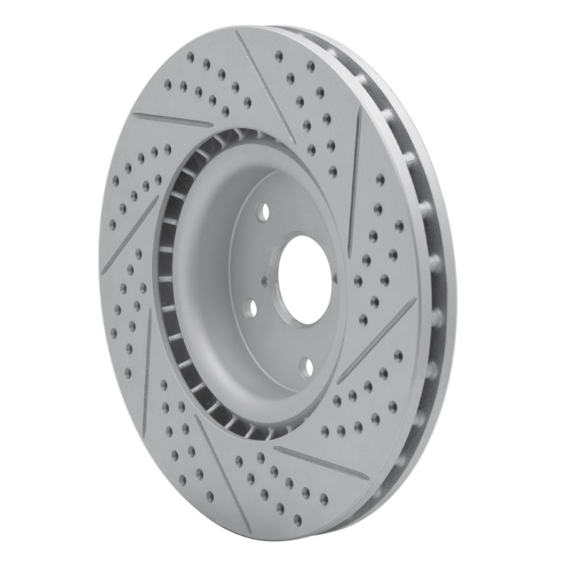 DFC Geoperformance Front Left Drilled & Slotted Rotor for Subaru WRX STI 2005 - 2020 | dfc830 - 13016L - JDMuscleSPK997328