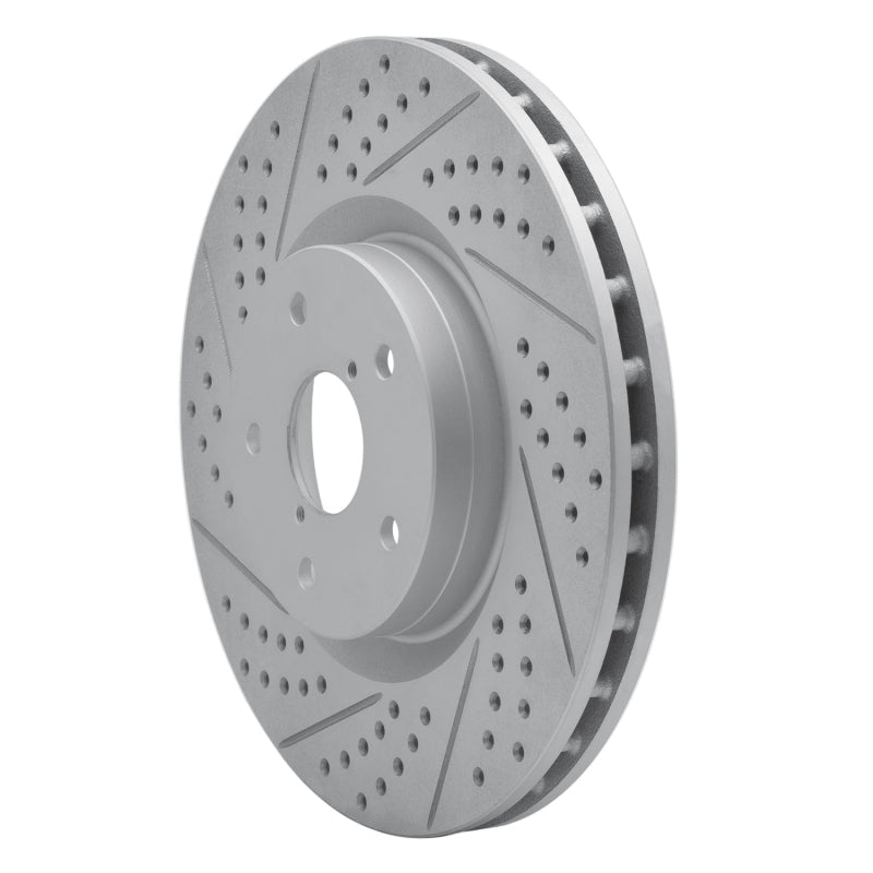DFC Geoperformance Front Left Drilled & Slotted Rotor for Subaru WRX STI 2005 - 2020 | dfc830 - 13016L - JDMuscleSPK997328