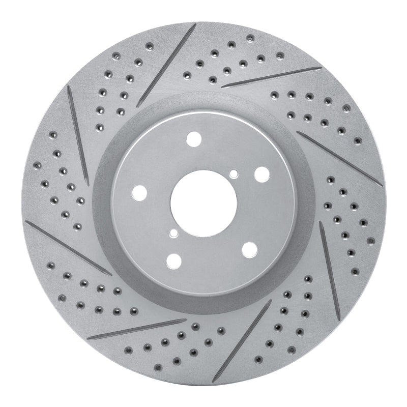 DFC Geoperformance Front Left Drilled & Slotted Rotor for Subaru WRX STI 2005 - 2020 | dfc830 - 13016L - JDMuscleSPK997328