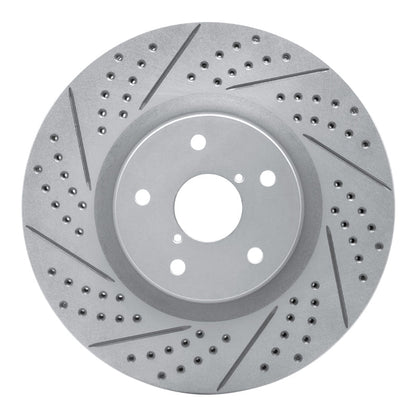 DFC Geoperformance Front Left Drilled & Slotted Rotor for Subaru WRX STI 2005 - 2020 | dfc830 - 13016L - JDMuscleSPK997328