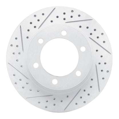 DFC Geoperformance Front Left Drilled & Slotted Rotor for Toyota 4Runner 1995 - 2004 | dfc830 - 76123L - JDMuscleSPK999862