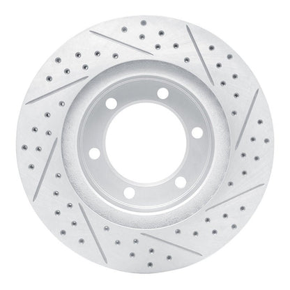 DFC Geoperformance Front Left Drilled & Slotted Rotor for Toyota 4Runner 1995 - 2004 | dfc830 - 76123L - JDMuscleSPK999862