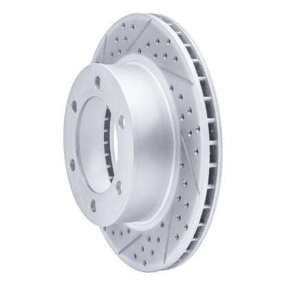 DFC Geoperformance Front Left Drilled & Slotted Rotor for Toyota 4Runner (Part DFCO830 - 76121L) | dfc830 - 76121L - JDMuscleSPK992374