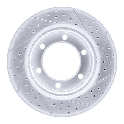 DFC Geoperformance Front Left Drilled & Slotted Rotor for Toyota 4Runner (Part DFCO830 - 76121L) | dfc830 - 76121L - JDMuscleSPK992374