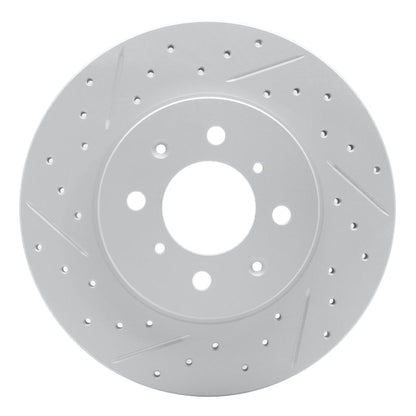 DFC Geoperformance Front Left Drilled & Slotted Rotor for Toyota MR2 Spyder (2000 - 2005) | dfc830 - 76072L - JDMuscleSPK999815