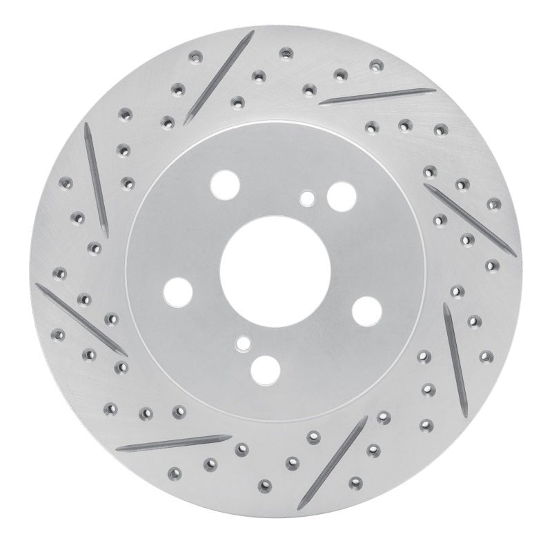 DFC Geoperformance Front Left Drilled & Slotted Rotor for Toyota Prius Prime (2016 - 2022) | dfc830 - 76151L - JDMuscleSPK999907