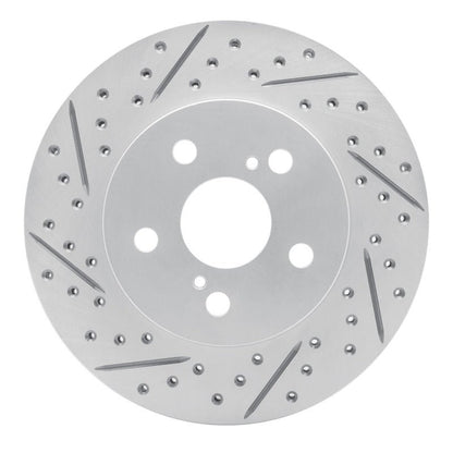 DFC Geoperformance Front Left Drilled & Slotted Rotor for Toyota Prius Prime (2016 - 2022) | dfc830 - 76151L - JDMuscleSPK999907