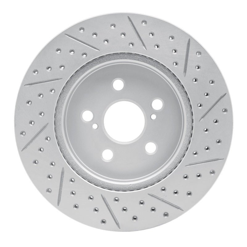 DFC Geoperformance Front Left Drilled & Slotted Rotor for Toyota Prius Prime (Part Number: DFC830 - 76155L) | dfc830 - 76155L - JDMuscleSPK999915