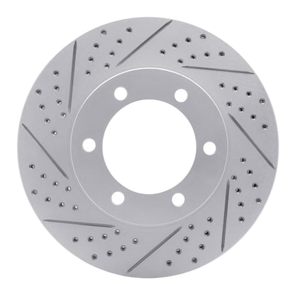 DFC Geoperformance Front Left Drilled & Slotted Rotor for Toyota Sequoia 2000 - 2007 | dfc830 - 76124L - JDMuscleSPK992376