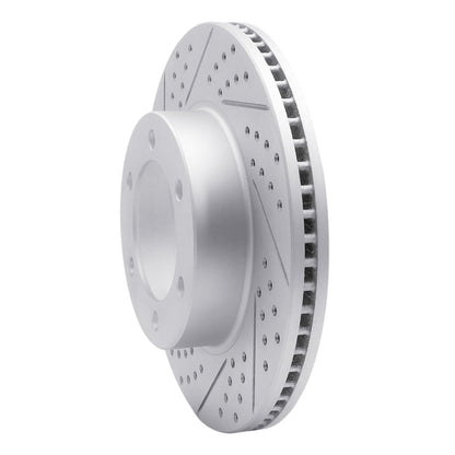 DFC Geoperformance Front Left Drilled & Slotted Rotor for Toyota Sequoia 2000 - 2007 | dfc830 - 76124L - JDMuscleSPK992376