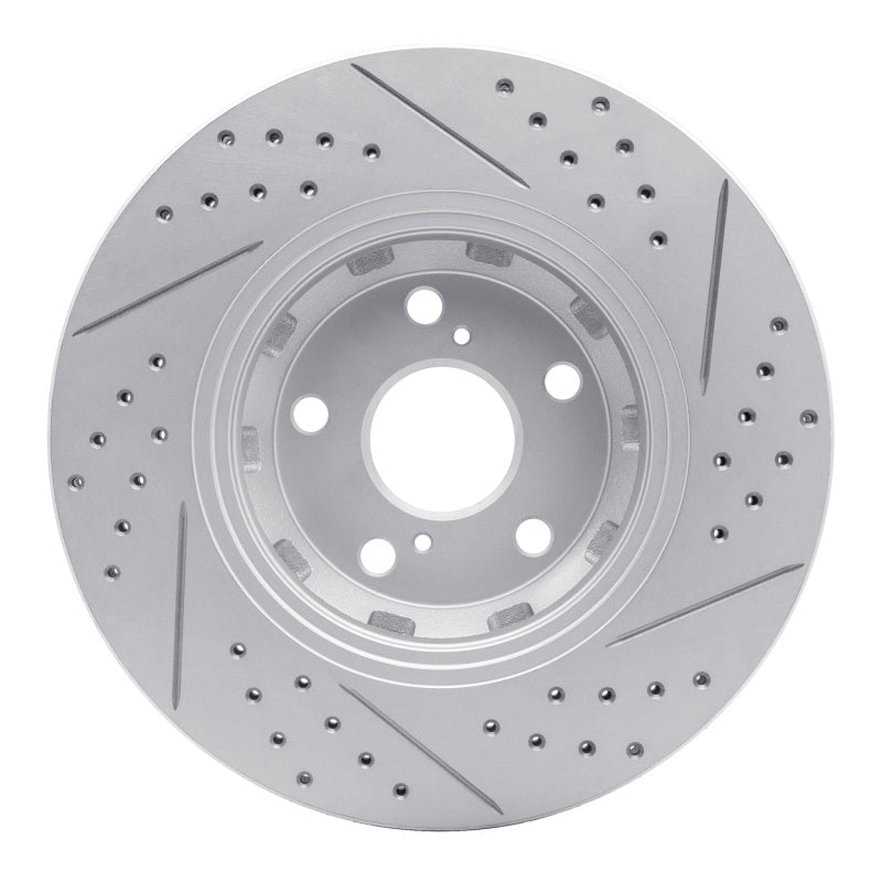 DFC Geoperformance Front Left Drilled & Slotted Rotor for Toyota Venza 2009 - 2015 | dfc830 - 76085L - JDMuscleSPK999835