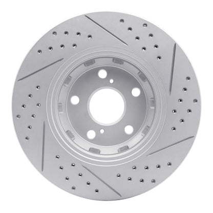 DFC Geoperformance Front Left Drilled & Slotted Rotor for Toyota Venza 2009 - 2015 | dfc830 - 76085L - JDMuscleSPK999835