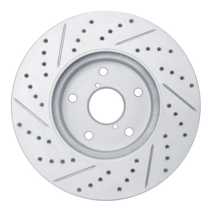 DFC Geoperformance Front Right Drilled and Slotted Rotor for Subaru Legacy 2015 - 2019 | dfc830 - 13026R - JDMuscleSPK997347