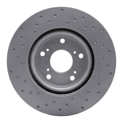 DFC Geoperformance Front Right Drilled Rotor for Honda CR - V 2012 - 2016 | Part Number: DFC820 - 59057R | dfc820 - 59057R - JDMuscleSPK996117