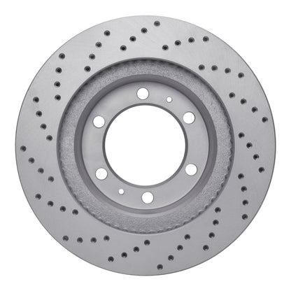 DFC Geoperformance Front Right Drilled Rotor for Toyota FJ Cruiser (Part DFC820 - 76128R) | dfc820 - 76128R - JDMuscleSPK996862