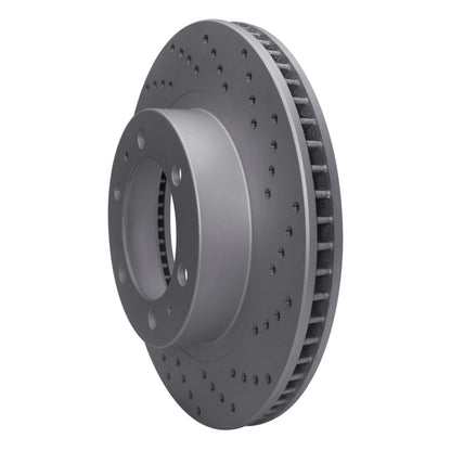 DFC Geoperformance Front Right Drilled Rotor for Toyota FJ Cruiser (Part DFC820 - 76128R) | dfc820 - 76128R - JDMuscleSPK996862