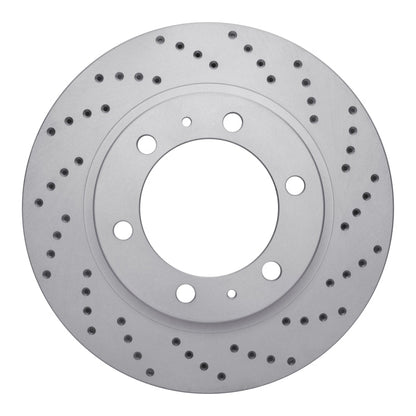 DFC Geoperformance Front Right Drilled Rotor for Toyota FJ Cruiser (Part DFC820 - 76128R) | dfc820 - 76128R - JDMuscleSPK996862