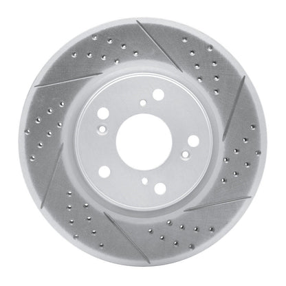 DFC Geoperformance Front Right Drilled & Slotted Rotor for Honda Accord 2013 - 2022 | dfc830 - 59039R - JDMuscleSPK999043