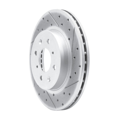 DFC Geoperformance Front Right Drilled & Slotted Rotor for Honda Fit 2015 - 2020 | dfc830 - 59038R - JDMuscleSPK999041