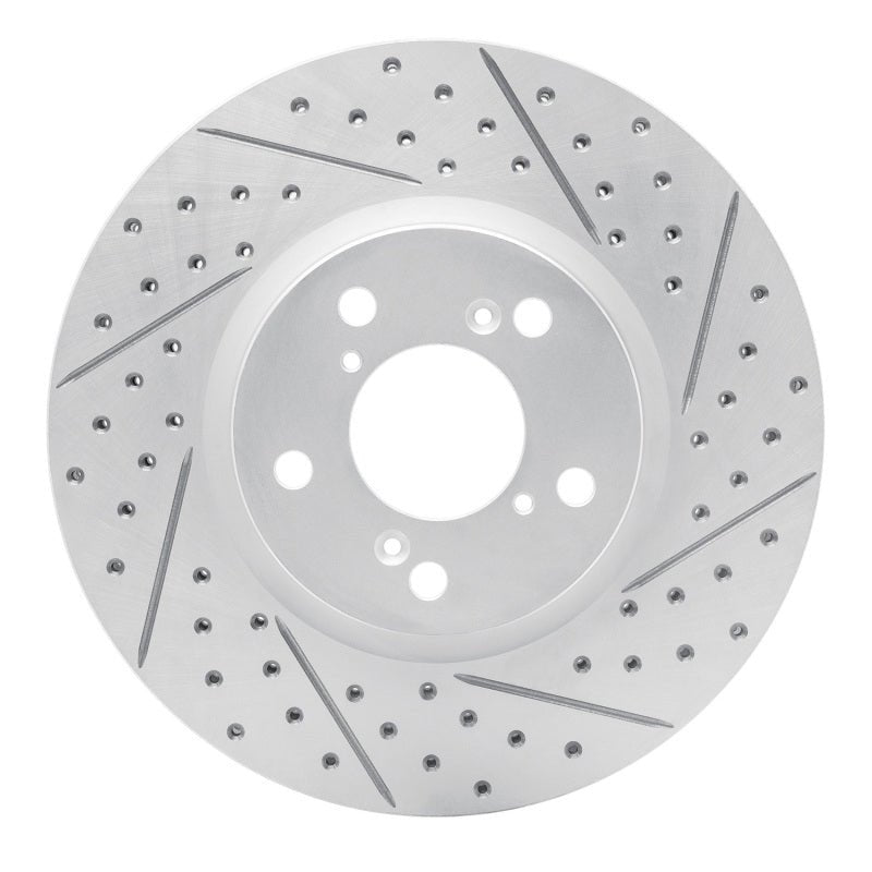 DFC Geoperformance Front Right Drilled & Slotted Rotor for Honda Ridgeline 2006 - 2014 - Part DF830 - 59051R | dfc830 - 59051R - JDMuscleSPK999062