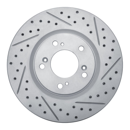 DFC Geoperformance Front Right Drilled & Slotted Rotor for Honda S2000 2000 - 2009 | dfc830 - 59027R - JDMuscleSPK992289