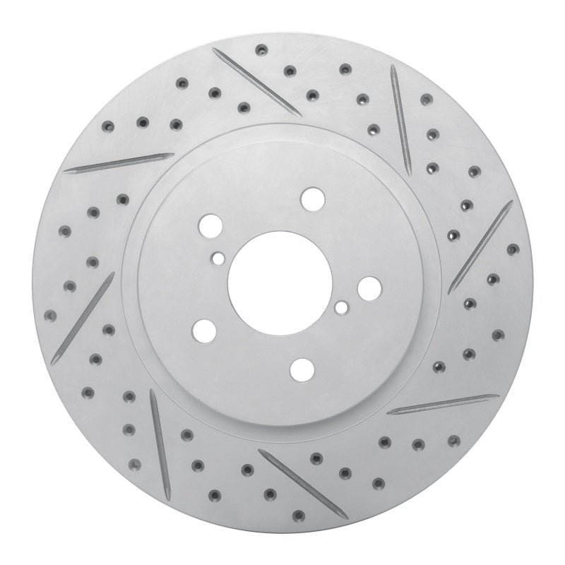 DFC Geoperformance Front Right Drilled & Slotted Rotor for Subaru Crosstrek 2017 - 2023 | dfc830 - 13037R - JDMuscleSPK997362
