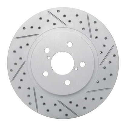 DFC Geoperformance Front Right Drilled & Slotted Rotor for Subaru Crosstrek 2017 - 2023 | dfc830 - 13037R - JDMuscleSPK997362