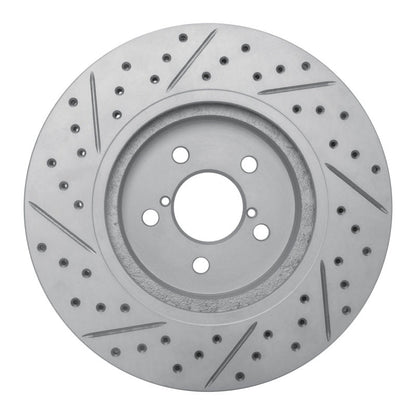 DFC Geoperformance Front Right Drilled & Slotted Rotor for Subaru Crosstrek 2017 - 2023 | dfc830 - 13037R - JDMuscleSPK997362