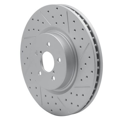 DFC Geoperformance Front Right Drilled & Slotted Rotor for Subaru Forester 2005 - 2018 | dfc830 - 13018R - JDMuscleSPK997333