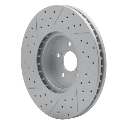 DFC Geoperformance Front Right Drilled & Slotted Rotor for Subaru Forester 2005 - 2018 | dfc830 - 13018R - JDMuscleSPK997333