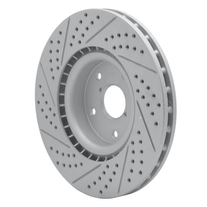 DFC Geoperformance Front Right Drilled & Slotted Rotor for Subaru WRX 2005 - 2020 | dfc830 - 13016R - JDMuscleSPK997329
