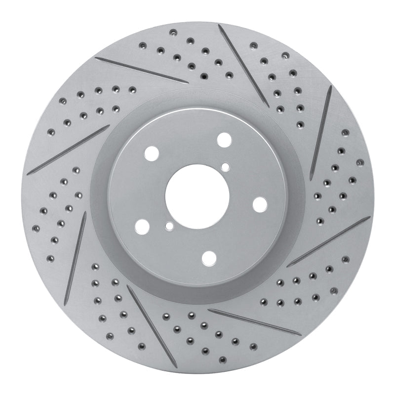 DFC Geoperformance Front Right Drilled & Slotted Rotor for Subaru WRX 2005 - 2020 | dfc830 - 13016R - JDMuscleSPK997329