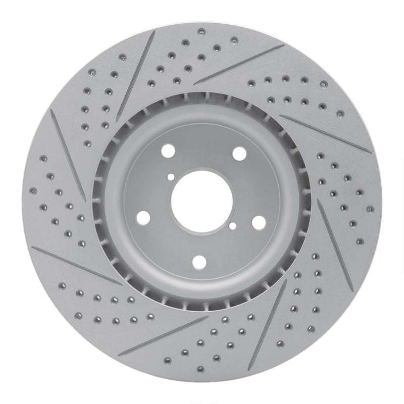 DFC Geoperformance Front Right Drilled & Slotted Rotor for Subaru WRX 2005 - 2020 | dfc830 - 13016R - JDMuscleSPK997329