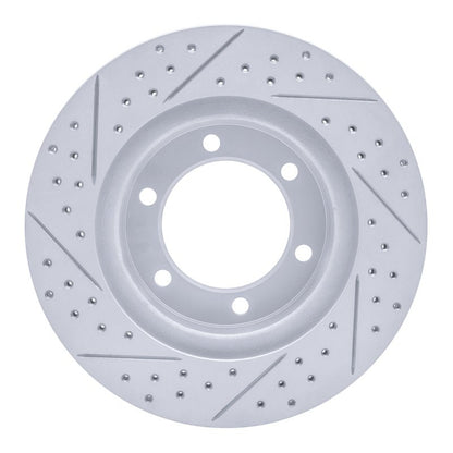 DFC Geoperformance Front Right Drilled & Slotted Rotor for Toyota 4Runner 1995 - 2004 - Part Number DFC830 - 76123R | dfc830 - 76123R - JDMuscleSPK999863