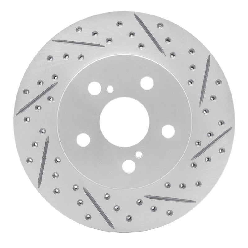 DFC Geoperformance Front Right Drilled & Slotted Rotor for Toyota Prius Prime (2016 - 2022) - Part Number DF830 - 76151R | dfc830 - 76151R - JDMuscleSPK999908