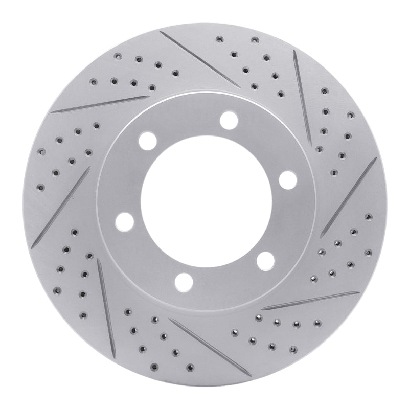 DFC Geoperformance Front Right Drilled & Slotted Rotor for Toyota Tundra (2000 - 2007) - Part No. DFC830 - 76124R | dfc830 - 76124R - JDMuscleSPK992377