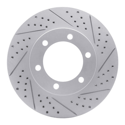 DFC Geoperformance Front Right Drilled & Slotted Rotor for Toyota Tundra (2000 - 2007) - Part No. DFC830 - 76124R | dfc830 - 76124R - JDMuscleSPK992377