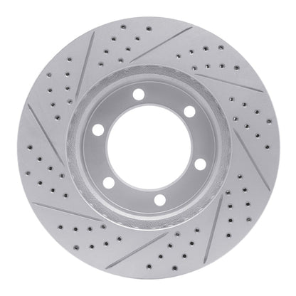 DFC Geoperformance Front Right Drilled & Slotted Rotor for Toyota Tundra (2000 - 2007) - Part No. DFC830 - 76124R | dfc830 - 76124R - JDMuscleSPK992377