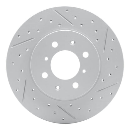 DFC Geoperformance Front Right Drilled & Slotted Rotor for Toyota Yaris 2012 - 2018 | dfc830 - 76088R - JDMuscleSPK999842