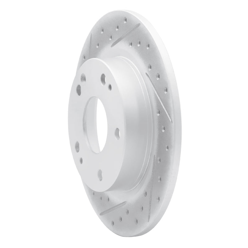 DFC Geoperformance Rear Left Drilled & Slotted Rotor for Honda Civic 2016 - 2025 Sedan | dfc830 - 59059L - JDMuscleSPK992305