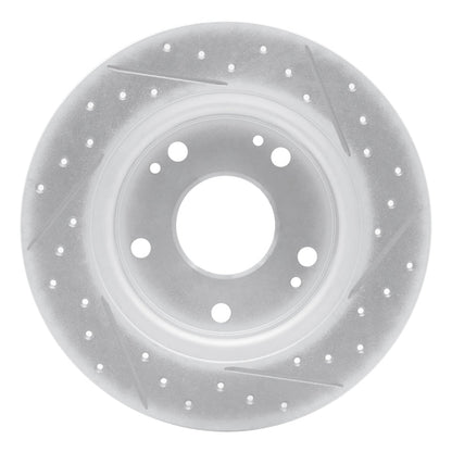 DFC Geoperformance Rear Left Drilled & Slotted Rotor for Honda Civic 2016 - 2025 Sedan | dfc830 - 59059L - JDMuscleSPK992305