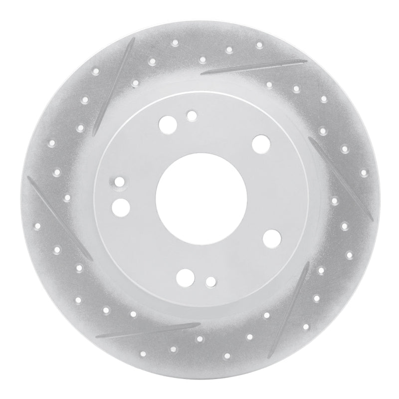 DFC Geoperformance Rear Left Drilled & Slotted Rotor for Honda Civic 2016 - 2025 Sedan | dfc830 - 59059L - JDMuscleSPK992305